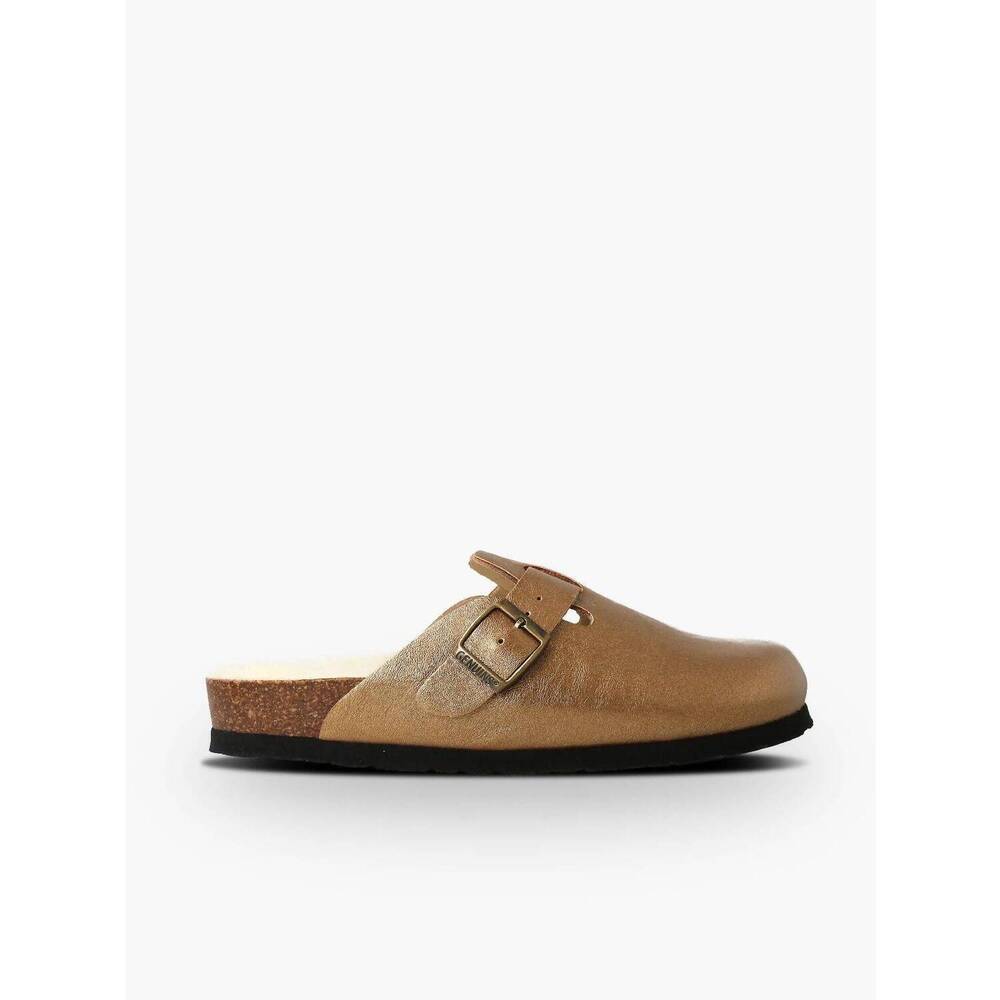 NEW GENUINS women's riva night clogs in gold